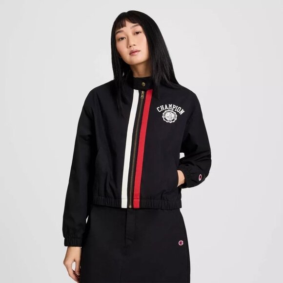 Champion Jackets & Blazers - Champion Game Day Women's Black Full Zip Front Lined Jacket -- Size XL 40/42